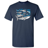 Shark Species - Sharks Ocean Sea Fish Animals T Shirt