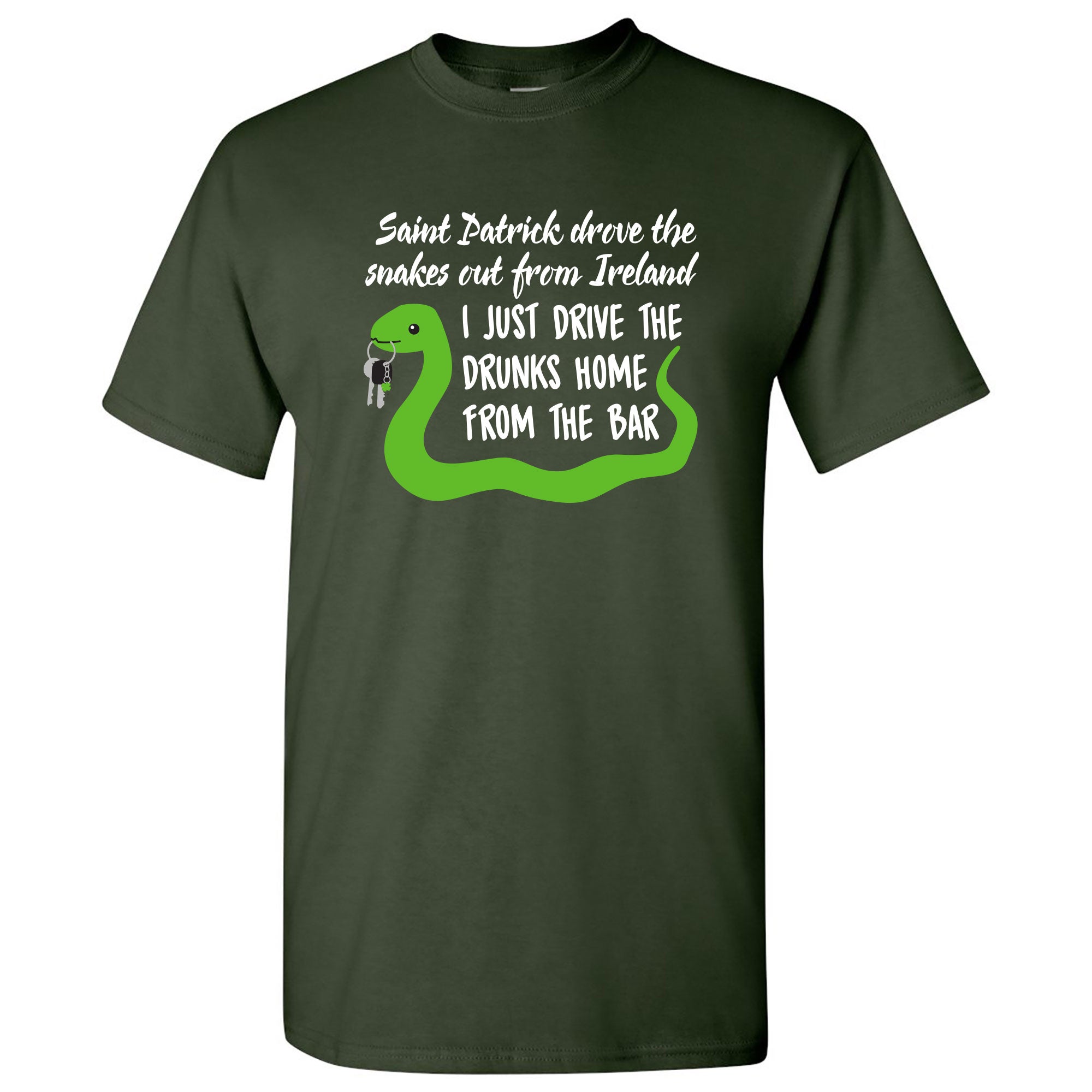 Funny St. Patrick's Day 'Drink Up' Flannel Shirt - Spencer Gifts - View #8