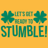 UGP Campus Apparel Let's Get Ready to Stumble - Funny St Patricks Day Drinking Party T Shirt