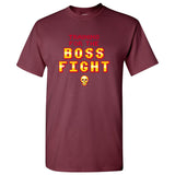 Training for The Boss Fight - Funny Gym Workout Video Game T Shirt