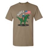 Washington Riding T Rex - Dinosaurs America Fourth of July T Shirt