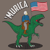 Washington Riding T Rex - Dinosaurs America Fourth of July T Shirt