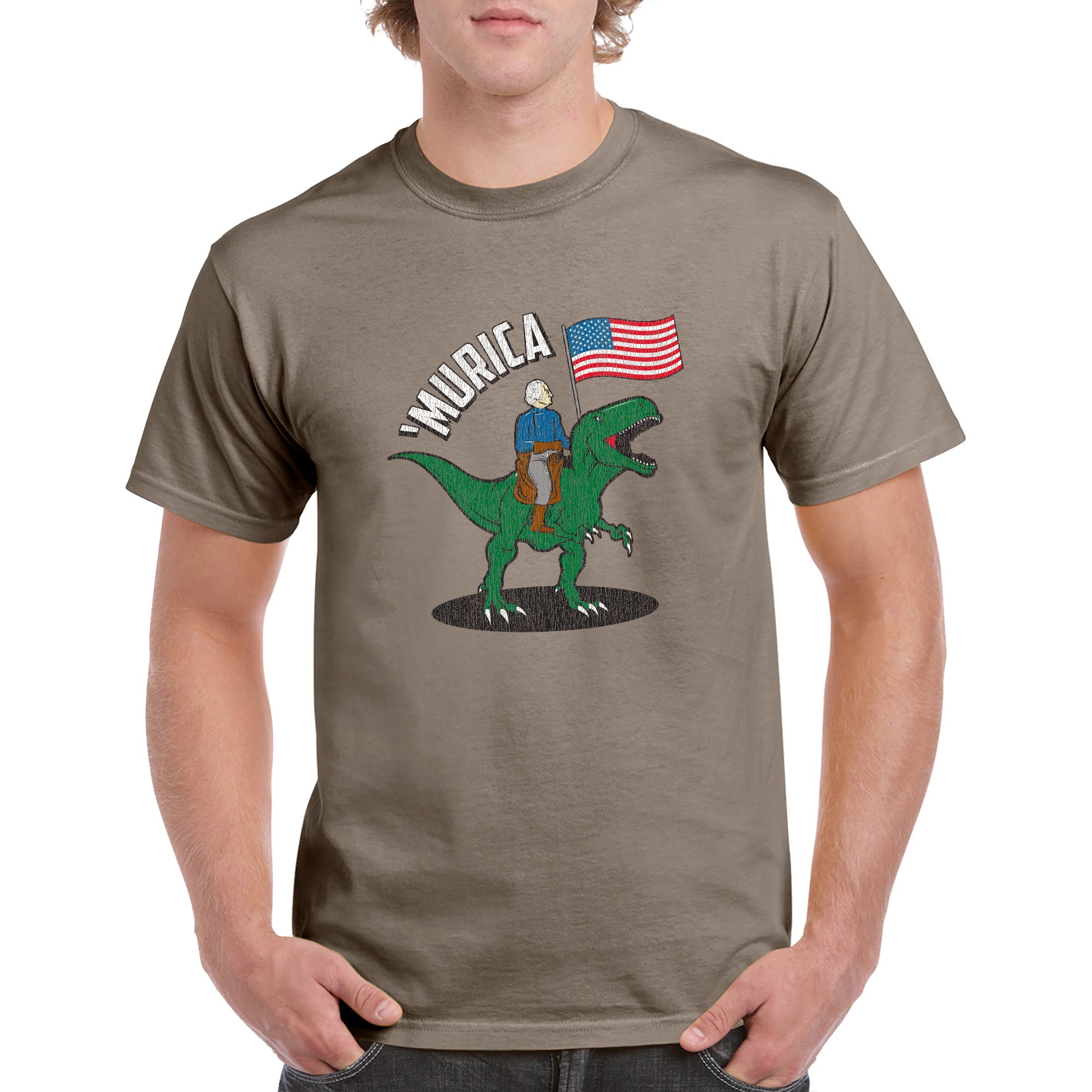 Washington Riding T-Rex Dinosaur Shirt For 4th Of July Washington Riding T-Rex Dinosaur Shirt For 4th Of July