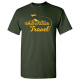 When in Doubt Travel - Vacation Flight Mountain Outdoors T Shirt