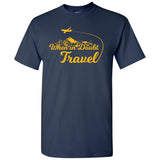 When in Doubt Travel - Vacation Flight Mountain Outdoors T Shirt