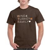 WTF - Wine, Turkey, Family - Thanksgiving, Holiday T Shirt