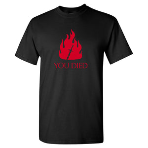 You Died - Game Over Video Game Gamer T Shirt