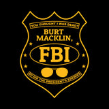 UGP Campus Apparel Burt Macklin, FBI - Funny Parody TV Show Hoodie
