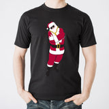 UGP Campus Apparel Hip Hop Santa Claus Rapper Funny Christmas T-Shirt