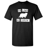 Oh Lawd He Comin - Funny Chonky Cat T Shirt