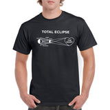 Total Eclipse of The Heart - Song Parody Diagram Sun Moon Earth T Shirt