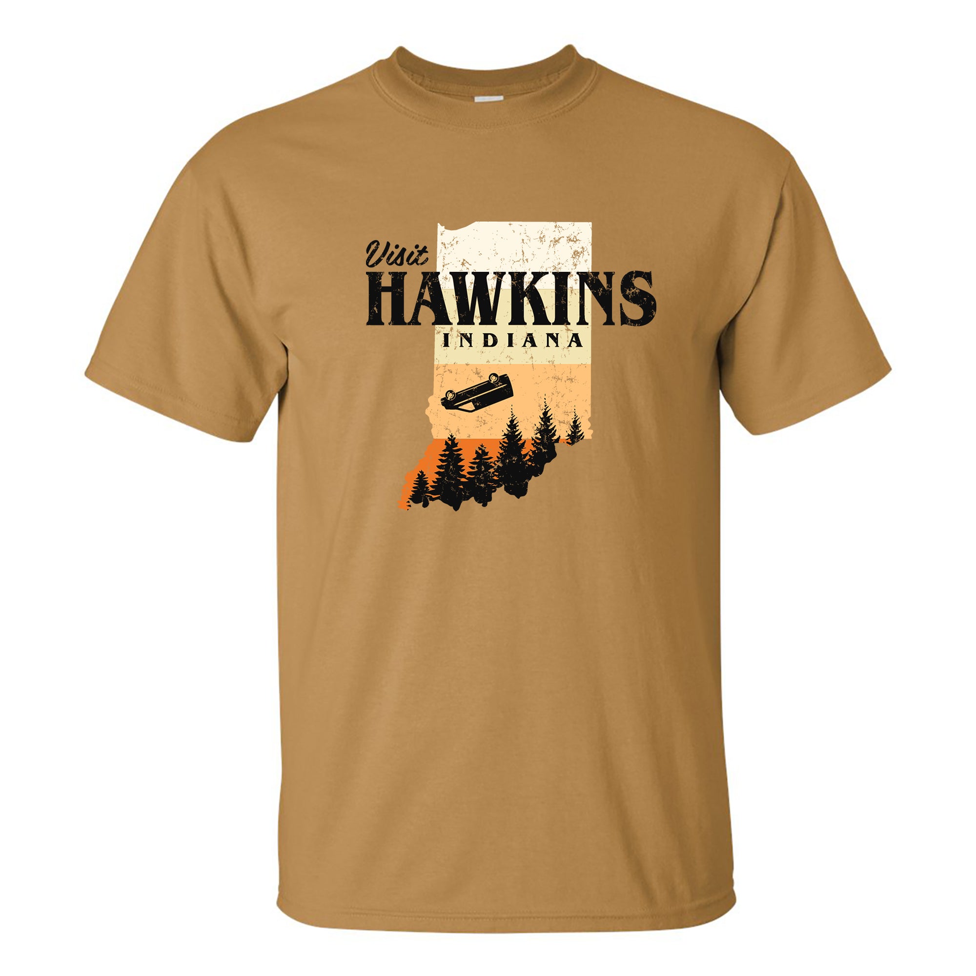 KCMDesignStudio Hawkins Indiana Hoodie,retro Hawkins Indiana,Upside Down Shirt,Hawkins High School Shirt,halloween Horror Sci-Fi,Funny School Shirt